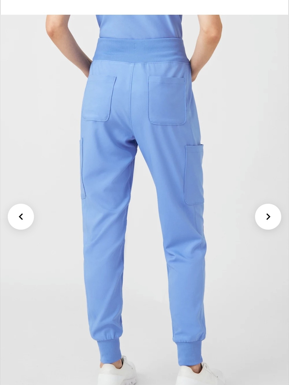 Landau Forward Ceil Blue Scrub Joggers Medium Tall